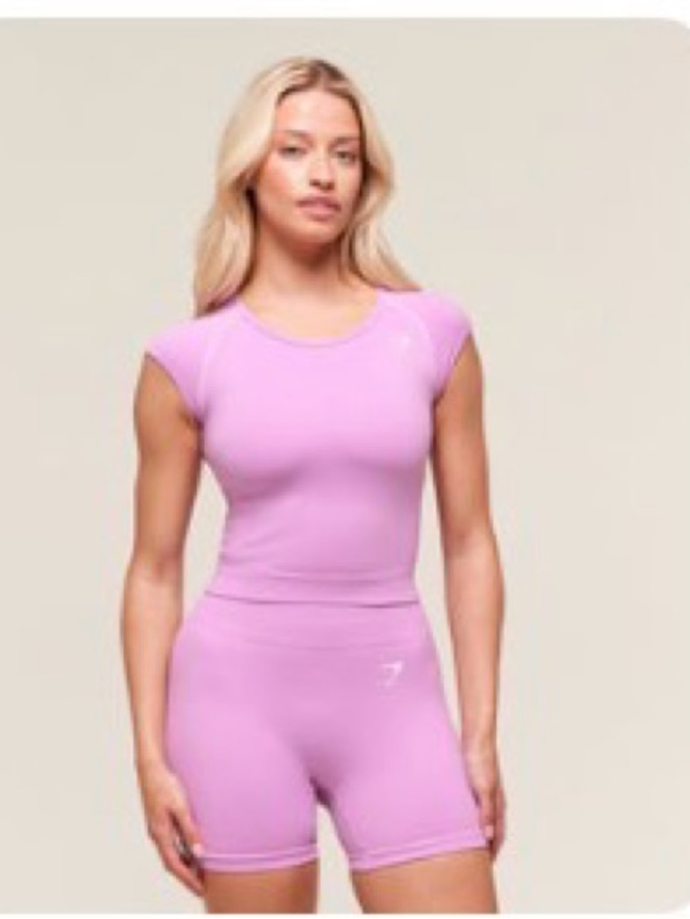 Gymshark Pink Seamless Crop Top